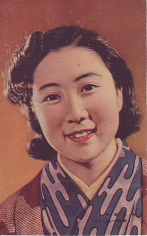 Actress Akiko Kazami, 1940