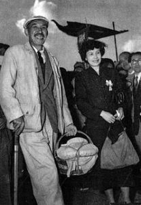 Repatriation of Uchida, with his wife